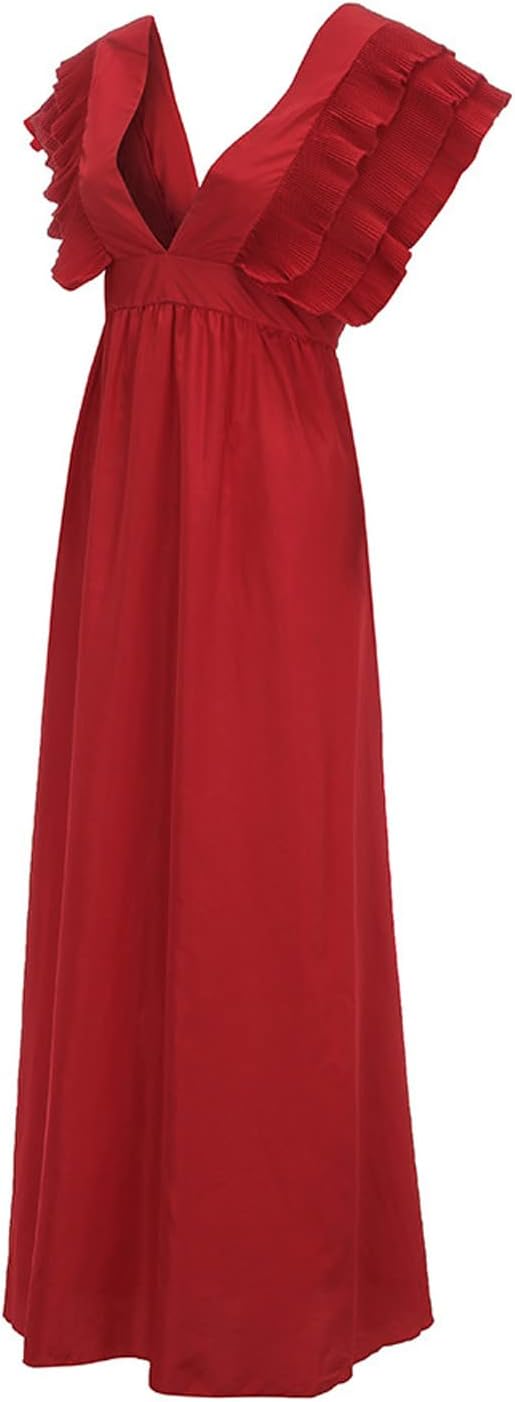 Valenzora - Elegantes Kleid mit gerafften Ärmeln