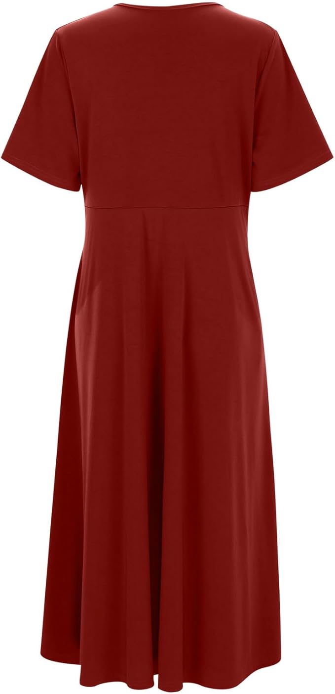 Valenzora | Crossover-Midikleid für Damen