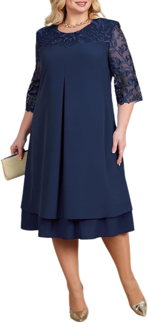 Valenzora Classic Summer Dresses: Plus-Size Elegance for Women