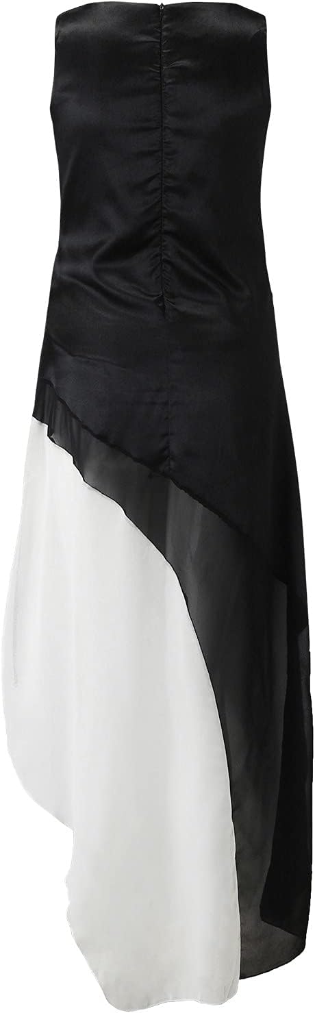 NoirÉlan™ – Elegant evening dress in an ombré look with a flowing layered design