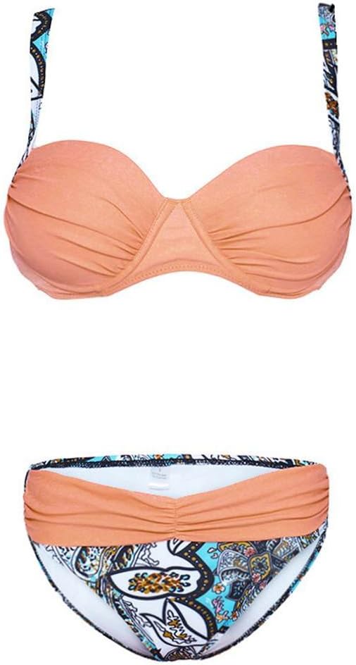 Valenzora - Coral gingham bikini set