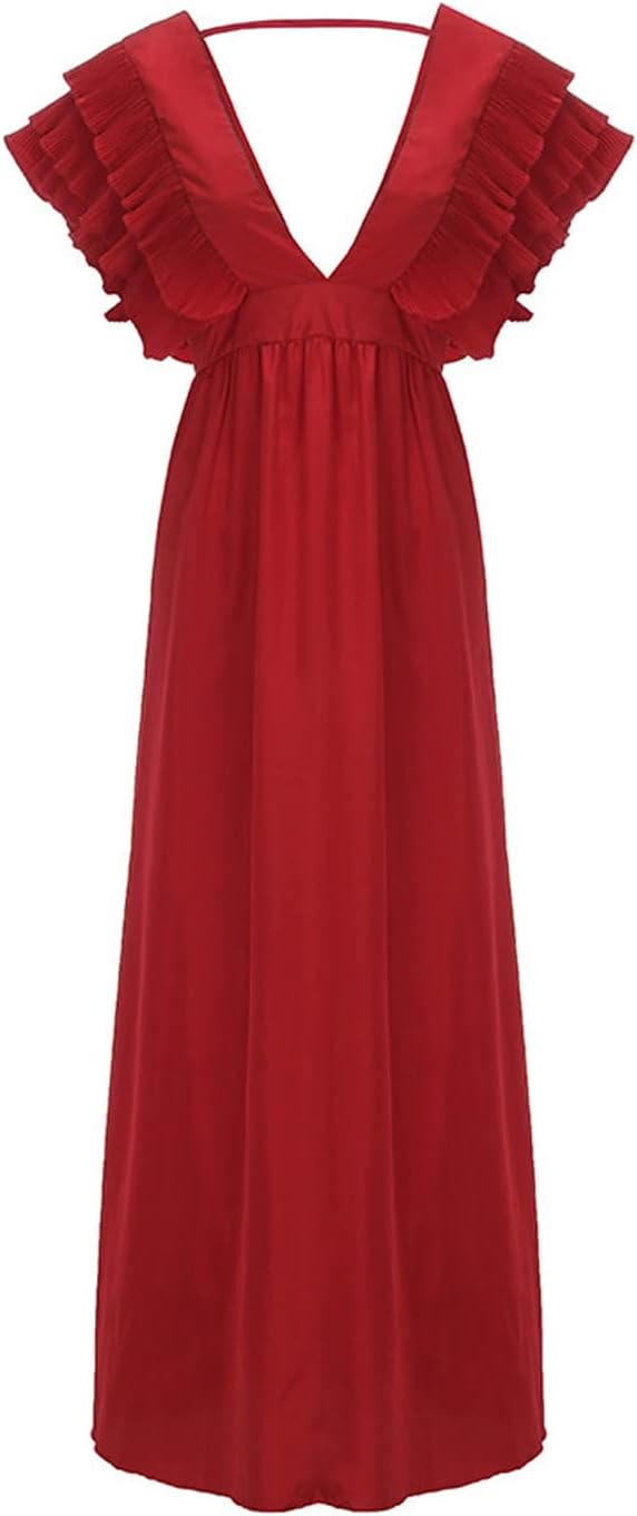 Valenzora - Elegantes Kleid mit gerafften Ärmeln