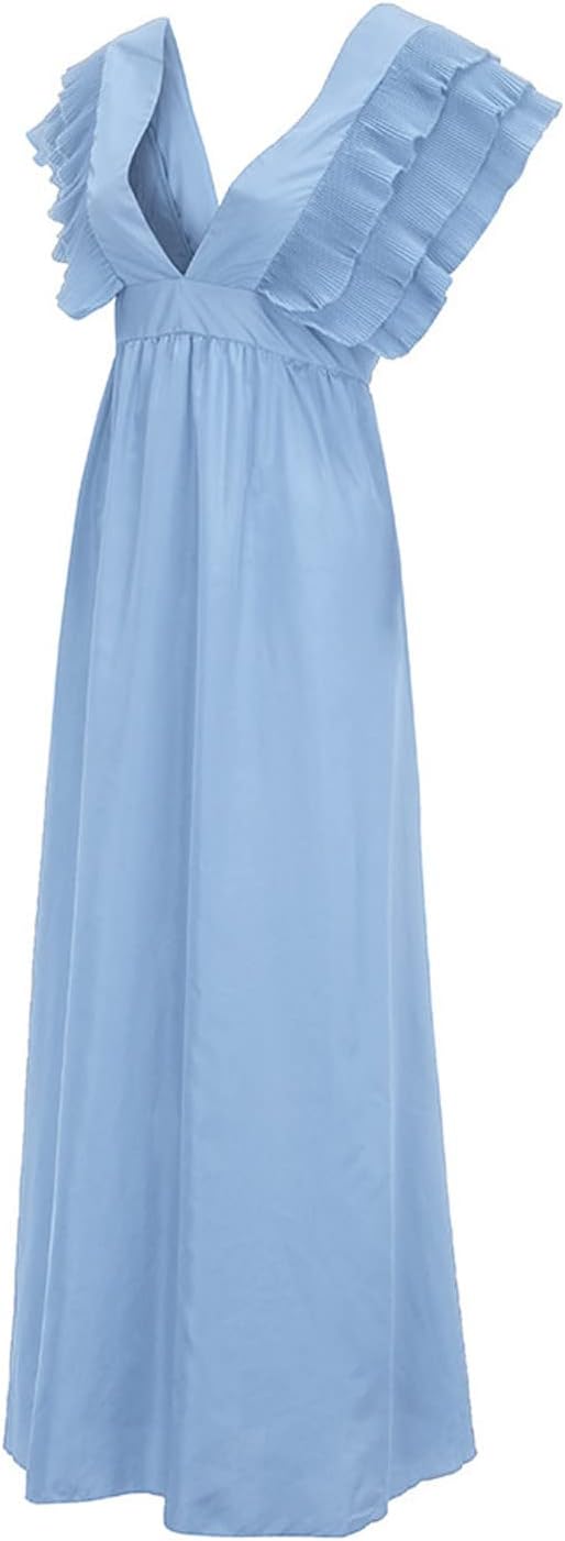 Valenzora - Elegantes Kleid mit gerafften Ärmeln