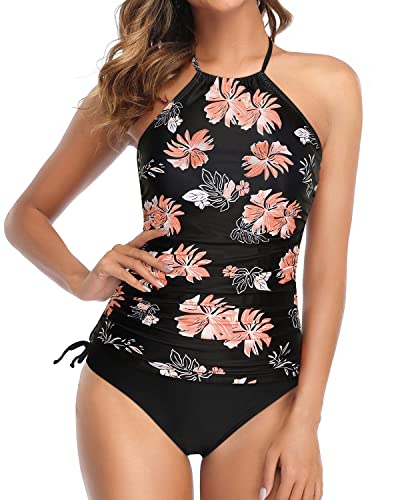 Valenzora | Neckholder-Tankini-Zweiteiler mit rückenfreiem Tankini und Shorts
