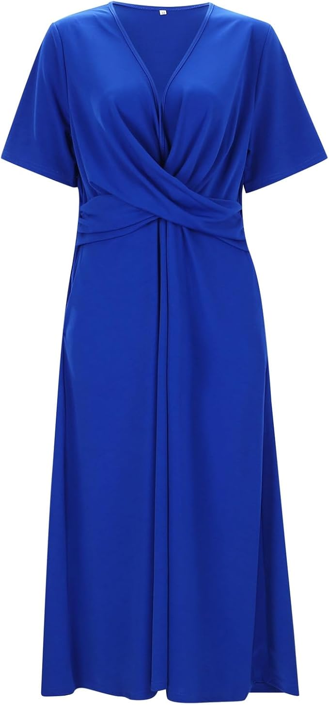 Valenzora | Crossover-Midikleid für Damen
