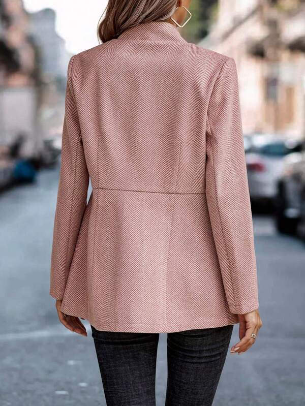 Valenzora | Elegant pink women's blazer for a sophisticated look