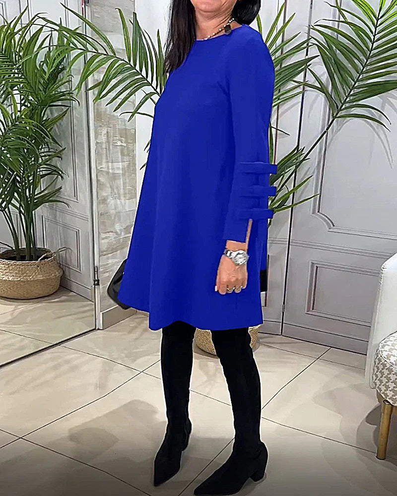 Valenzora | Elegant long-sleeved dress
