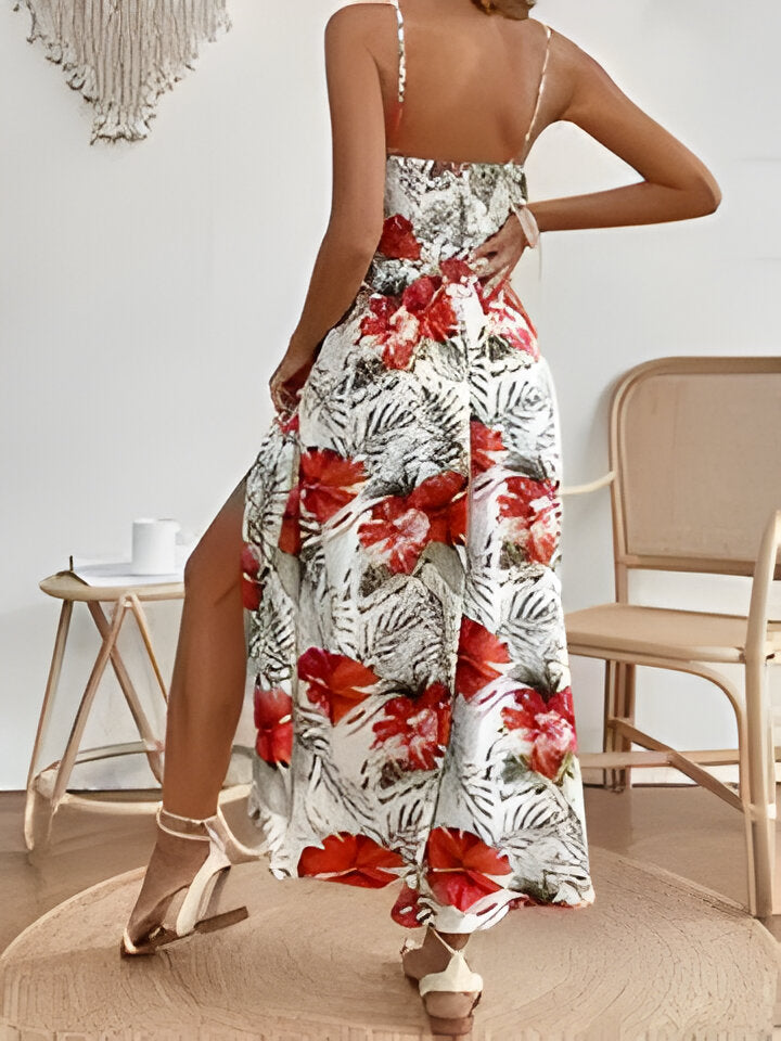 Valenzora | Elegant Sleeveless Split Dress for Women