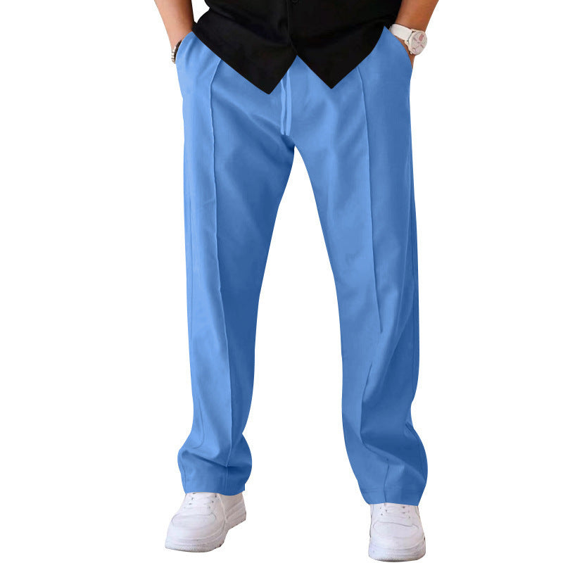 Wide-leg leisure trousers