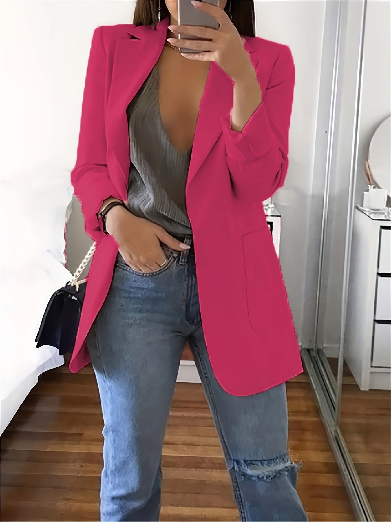 Valenzora | Lässiger Blazer in großen Größen