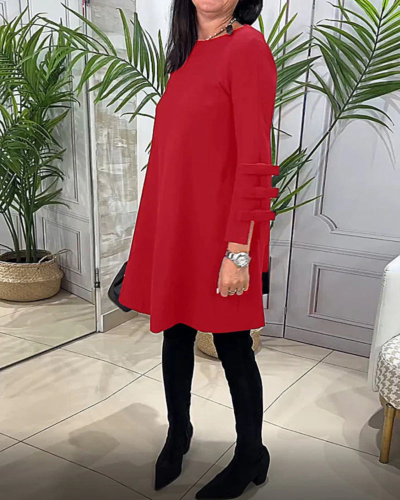 Valenzora | Elegant long-sleeved dress