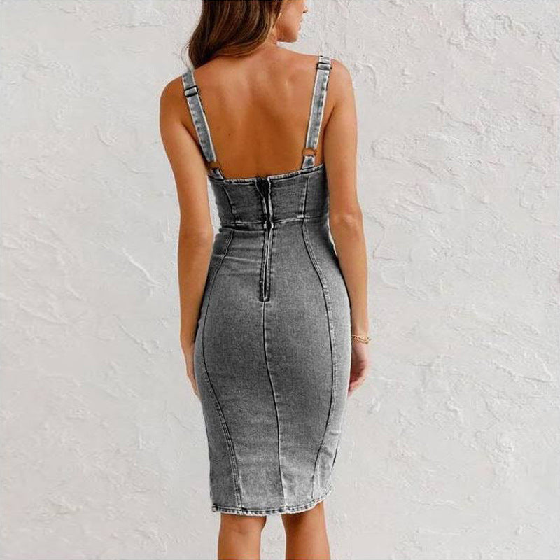 denim dress