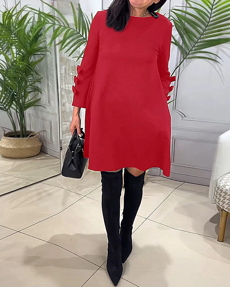 Valenzora | Elegant long-sleeved dress