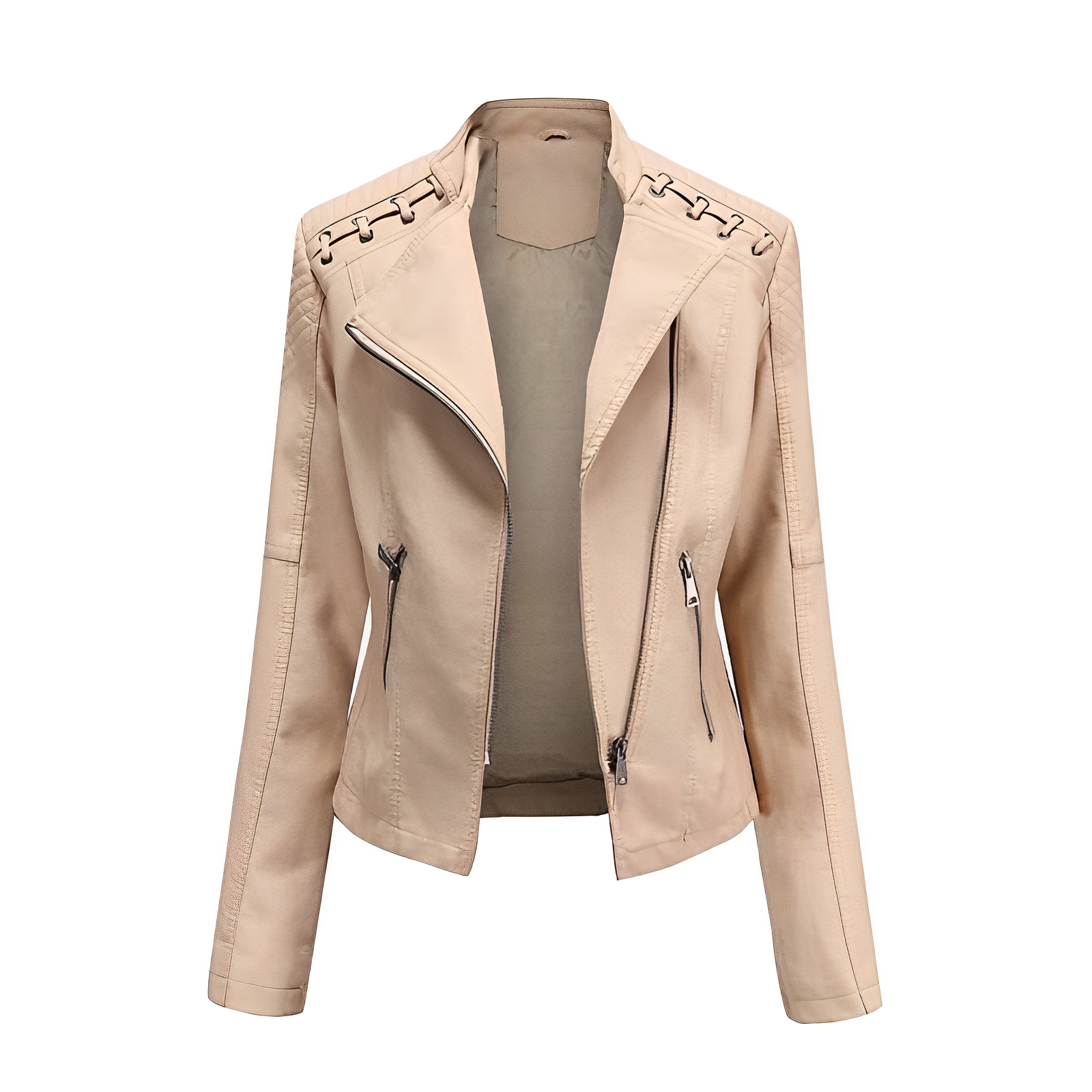 Valenzora Allrounder: The ElegantAura leather jacket