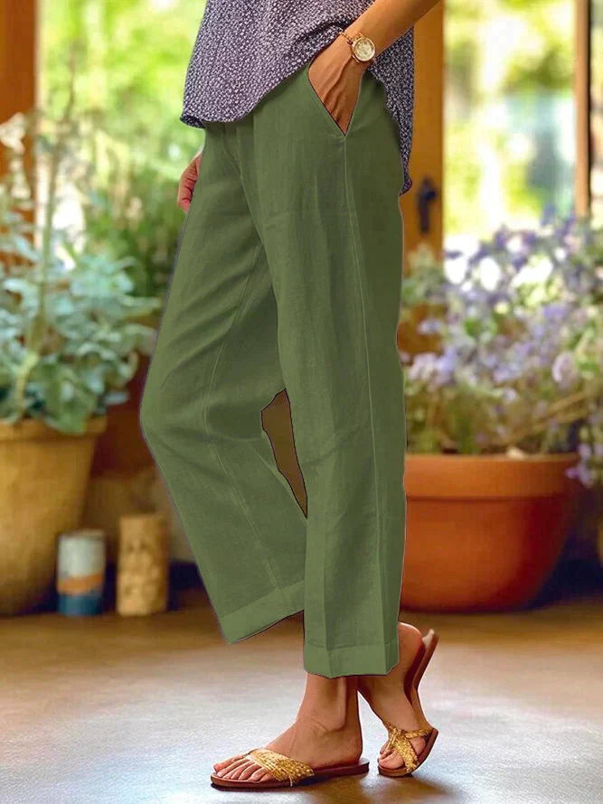 Valenzora | Luftige Leinenhose für Damen für den Sommer