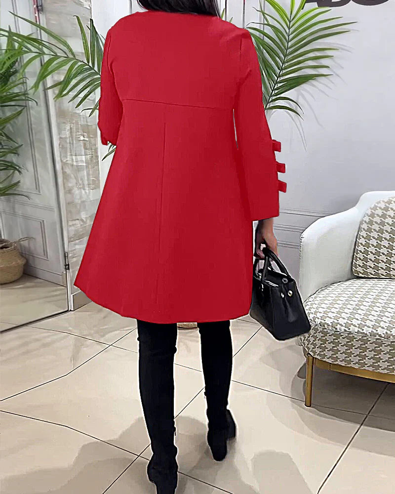 Valenzora | Elegant long-sleeved dress