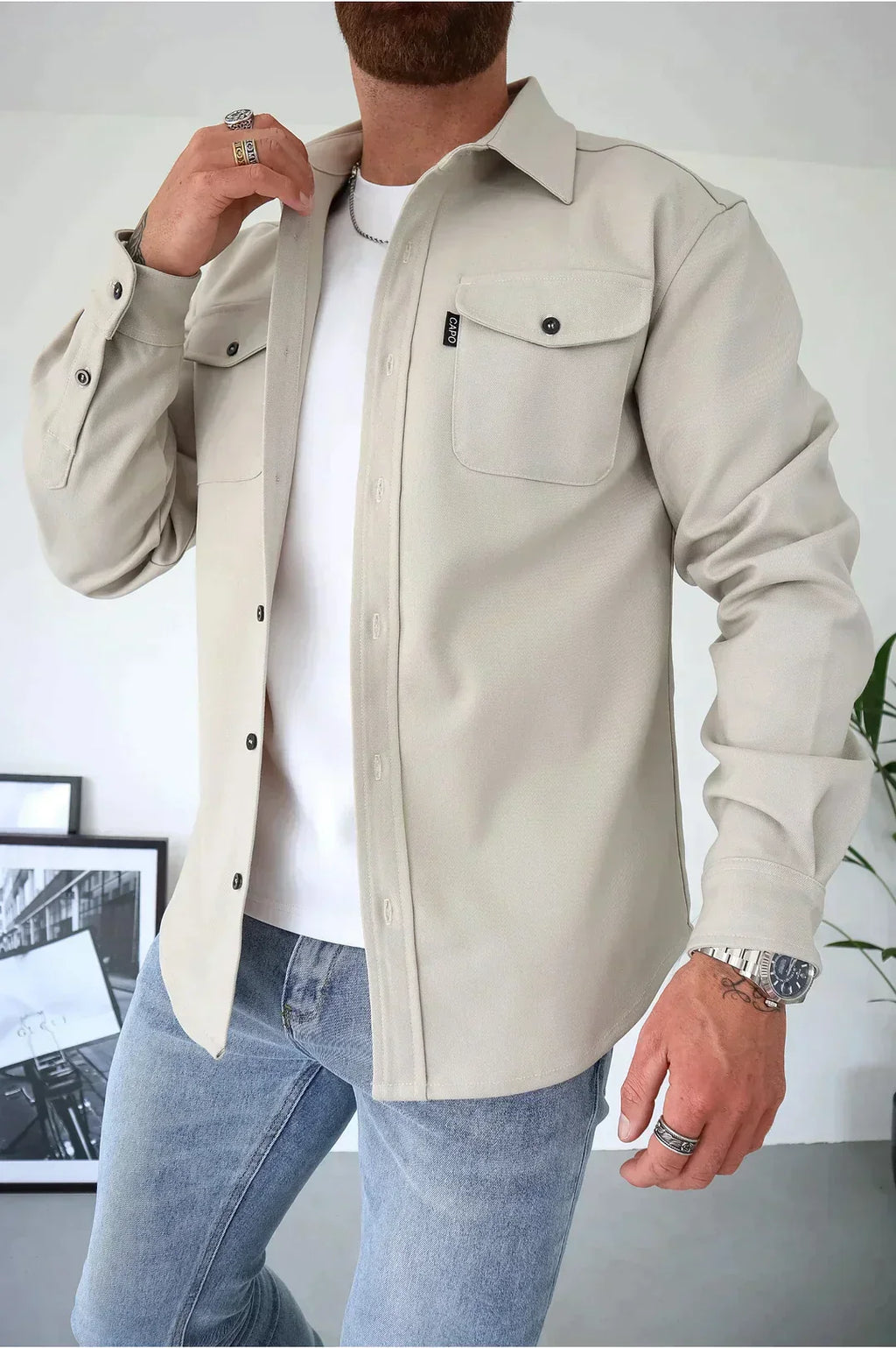 Valenzora | Premium Button-Down Jacket