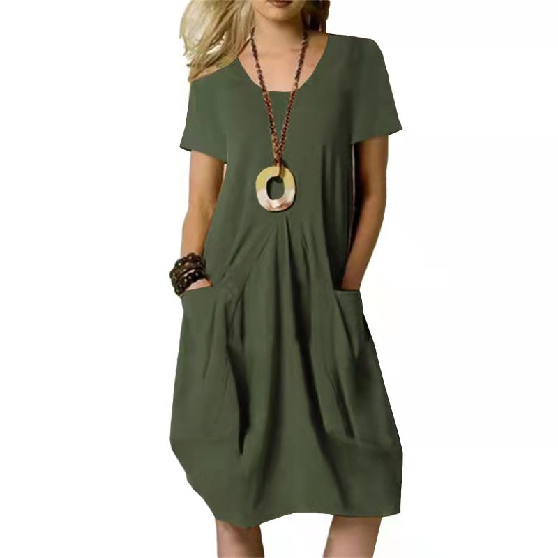 Knee-length women's dress