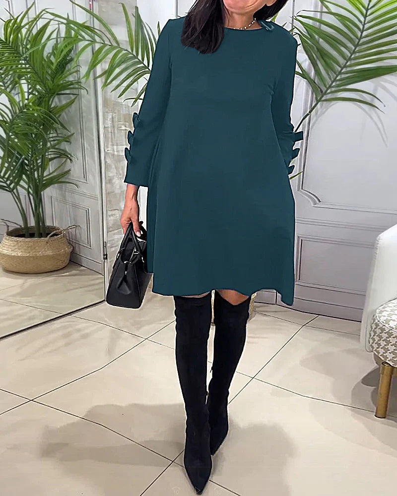 Valenzora | Elegant long-sleeved dress