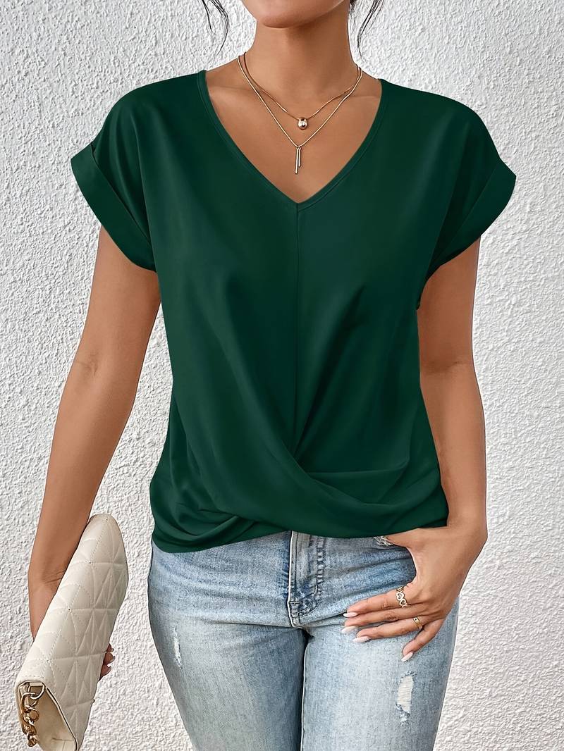 Emma™ - Short-sleeved top made from organic fabric
