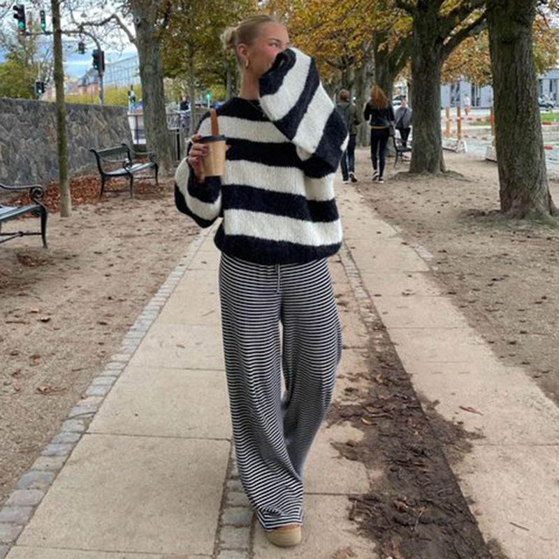 Valenzora | Striped lounge pants