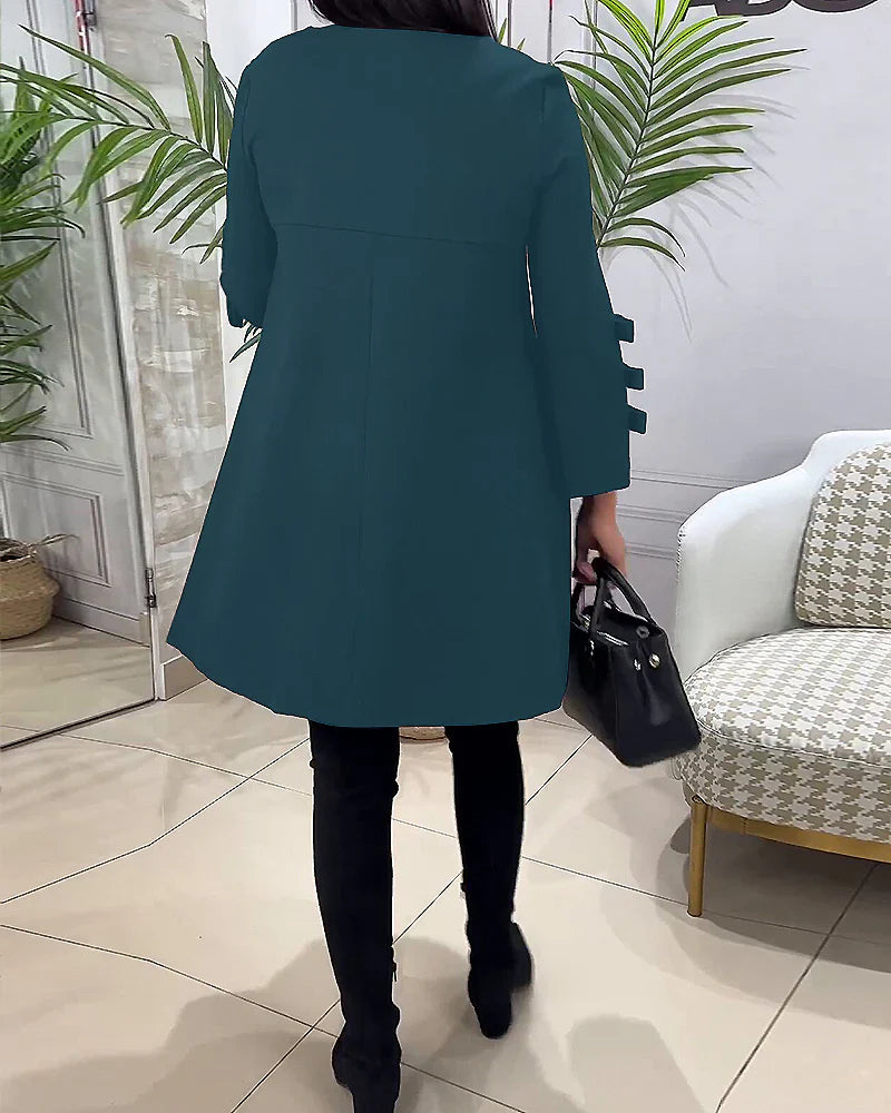 Valenzora | Elegant long-sleeved dress