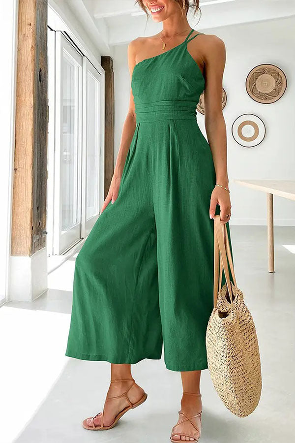 Valenzora | One-Shoulder Jumpsuit With Style
