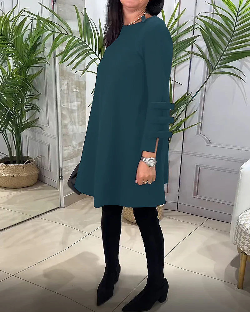 Valenzora | Elegant long-sleeved dress