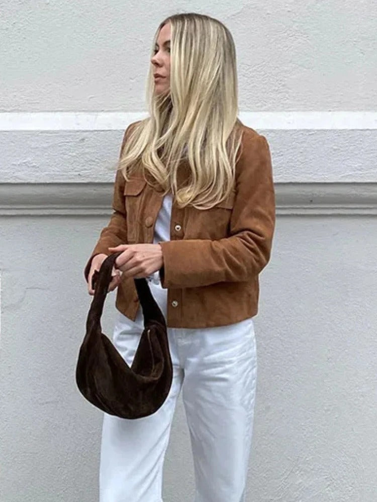 Valenzora | Elegant suede jacket