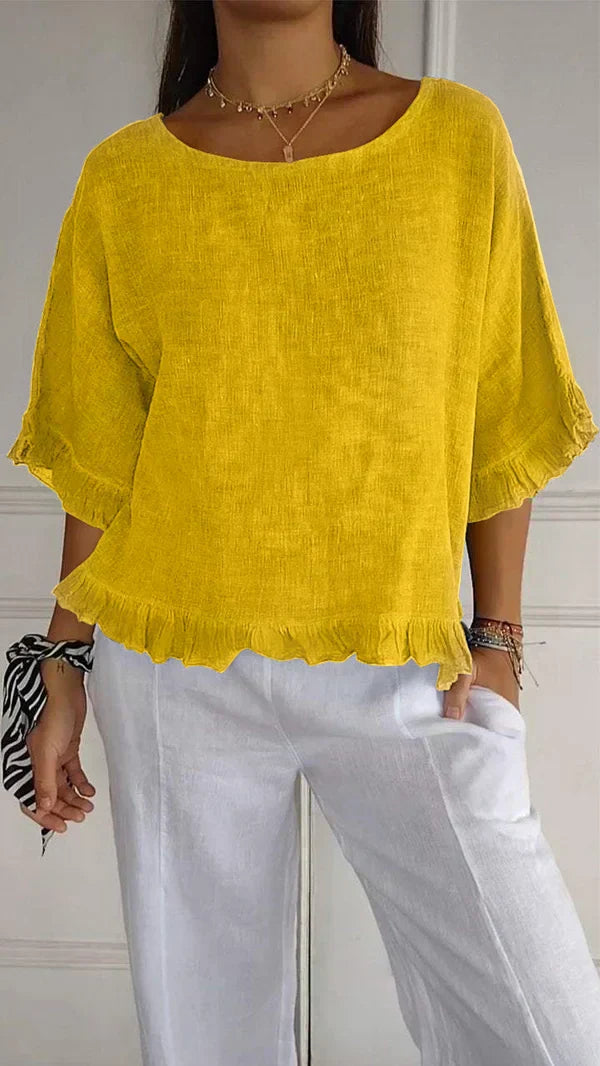 Valenzora | Loose linen shirt for warm days