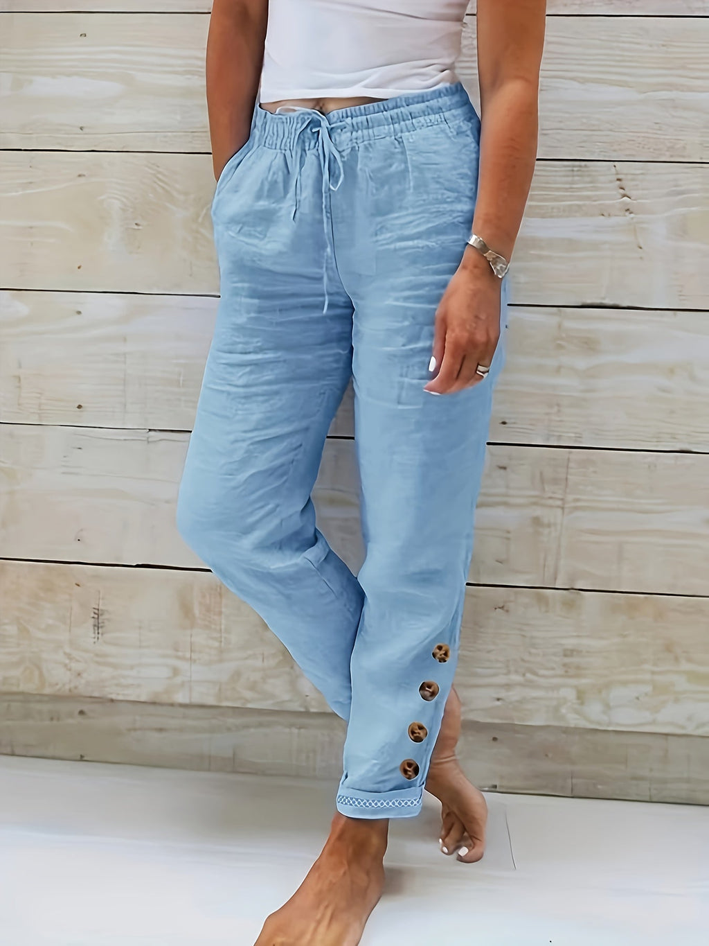 Valenzora | Cotton Natalia Trousers