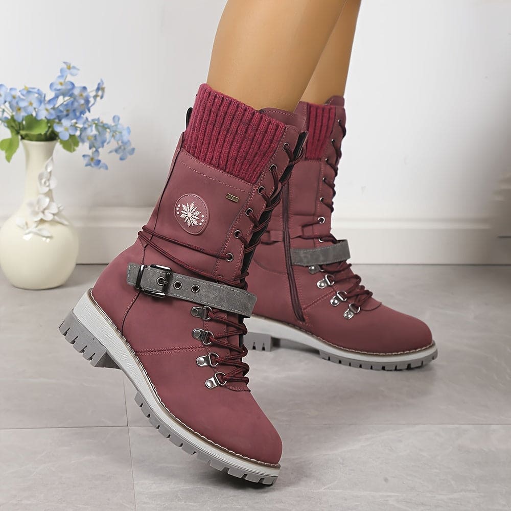 Valenzora - Elegant knitted thermal boots