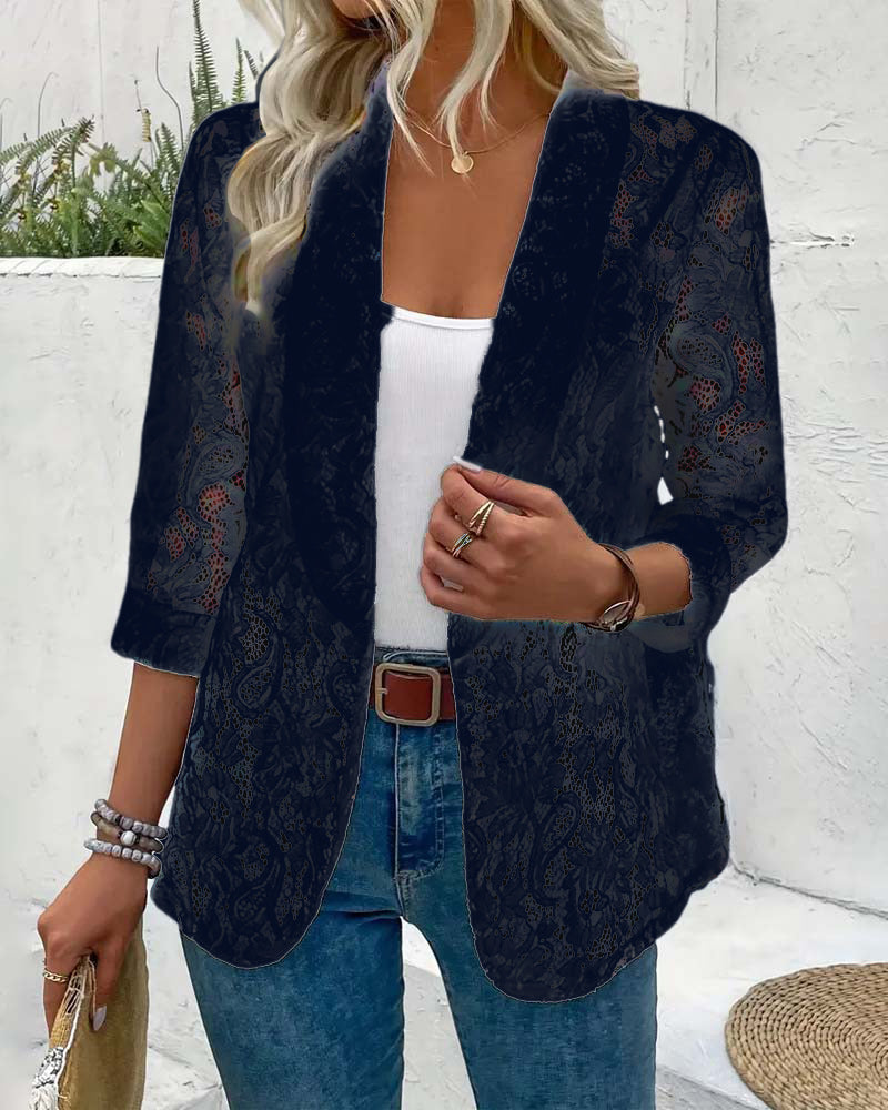 Valenzora | Elegant blazer with lace