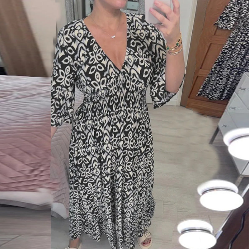 Valenzora | Fashionable women's dress with print