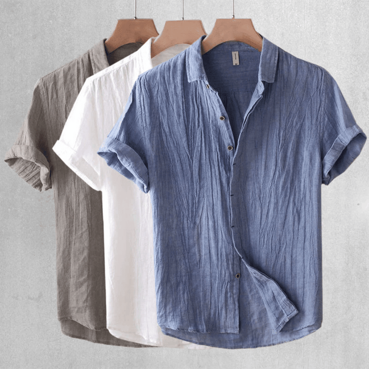 Valenzora | Short-sleeved linen shirt
