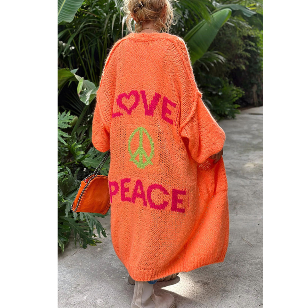 Valenzora peace cardigan - Ibiza