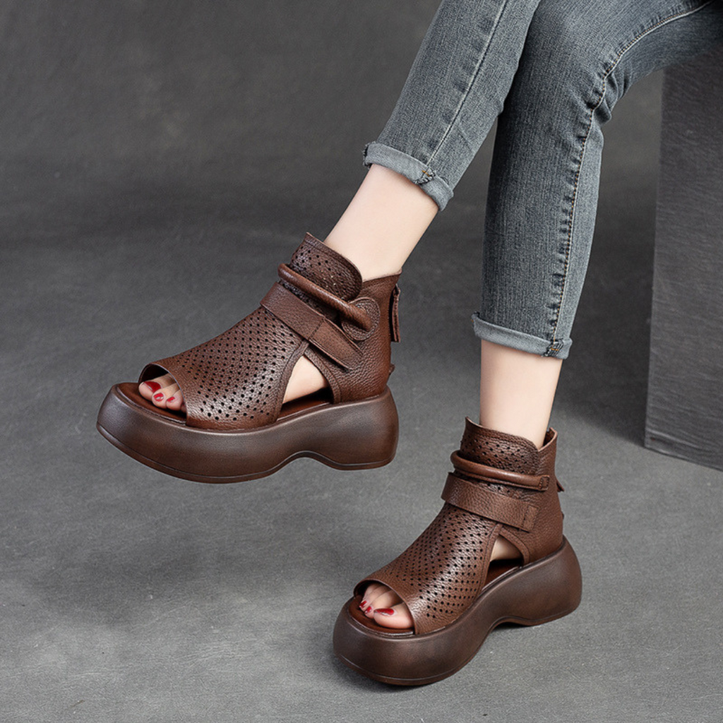 Valenzora | Leather Sandals for Orthopedic Needs