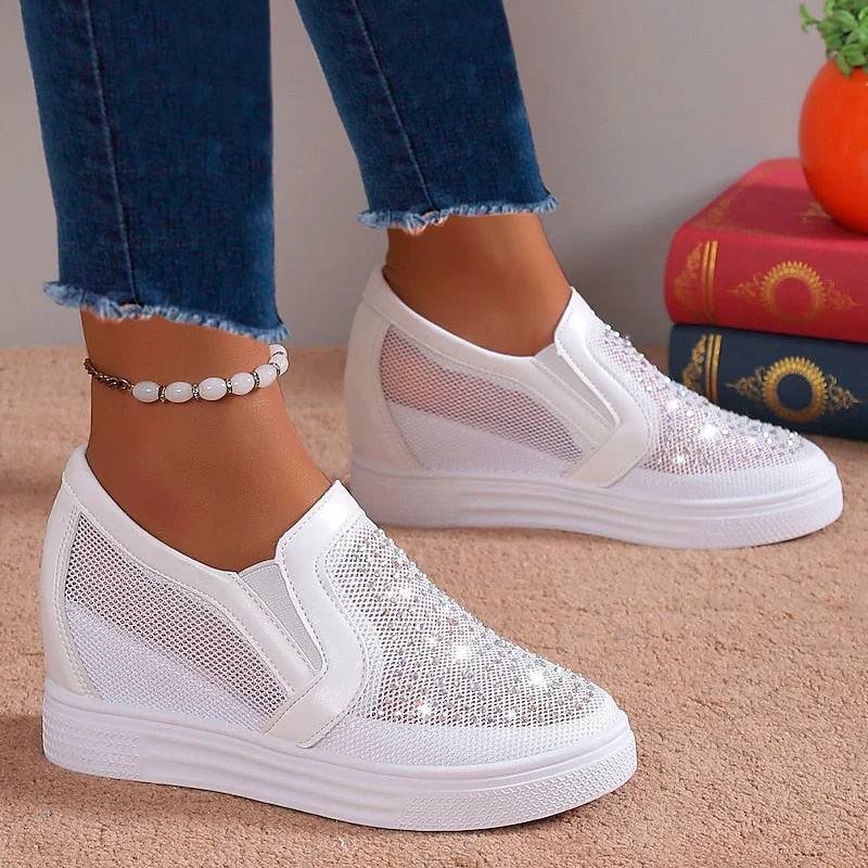 Valenzora | Fashion Kristall-Sneaker für Damen