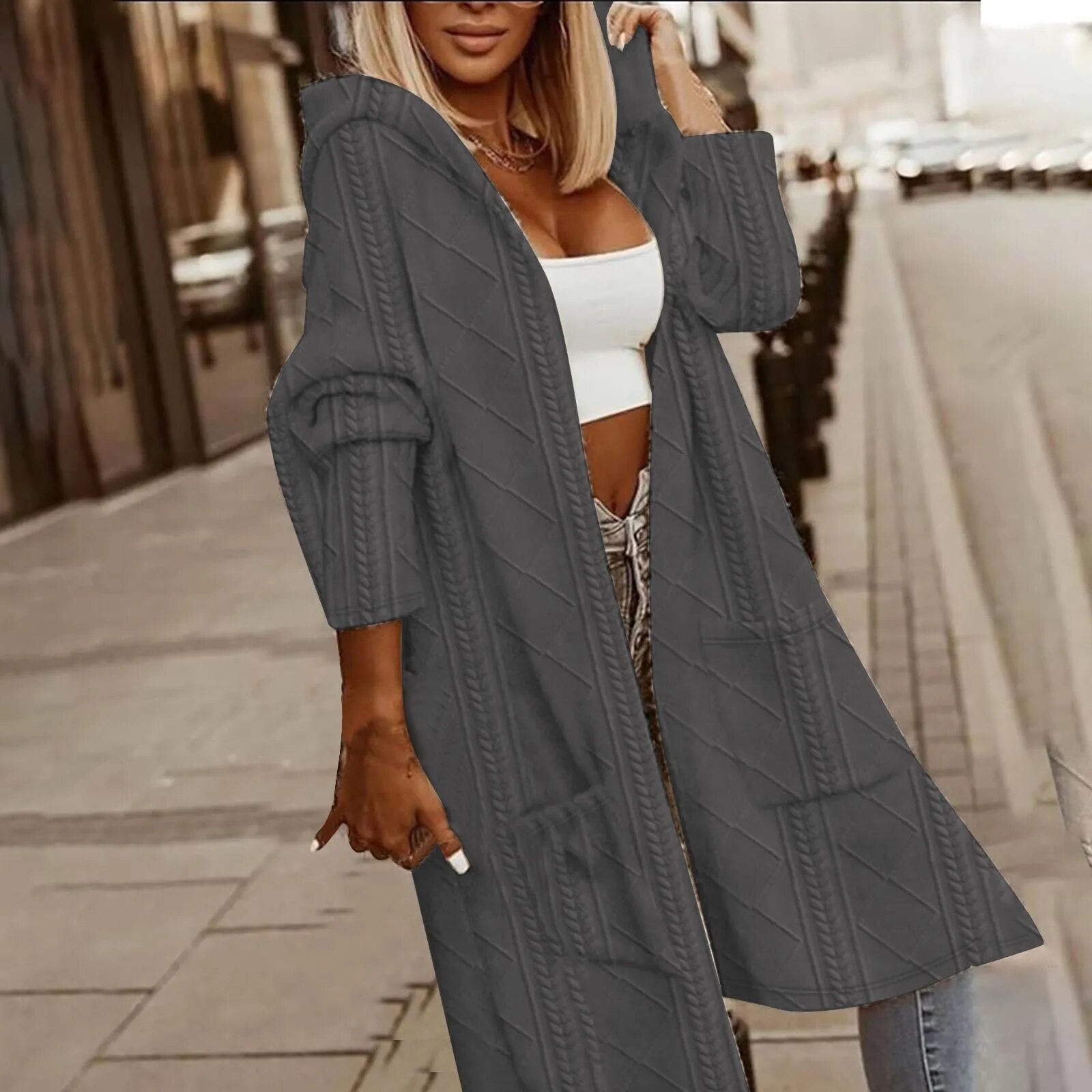 Valenzora | Stylish long cardigan
