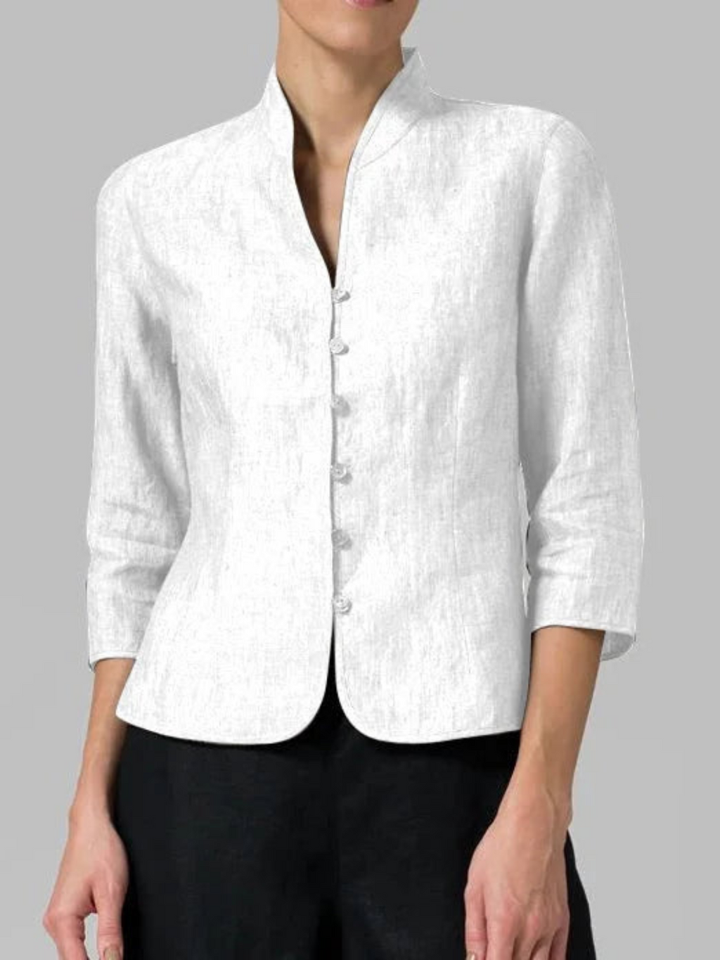 Valenzora | Stylisches Damen-Top mit hohem Kragen