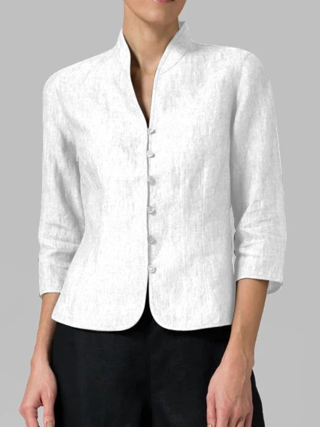 Valenzora | Stylisches Damen-Top mit hohem Kragen
