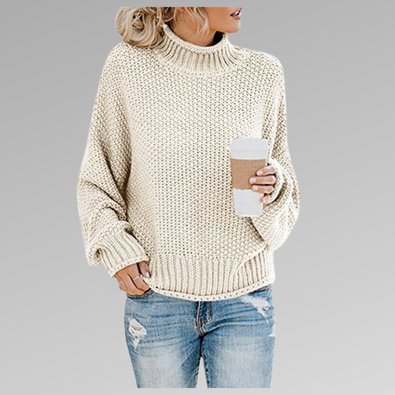 Schöner grob gestrickter Pullover