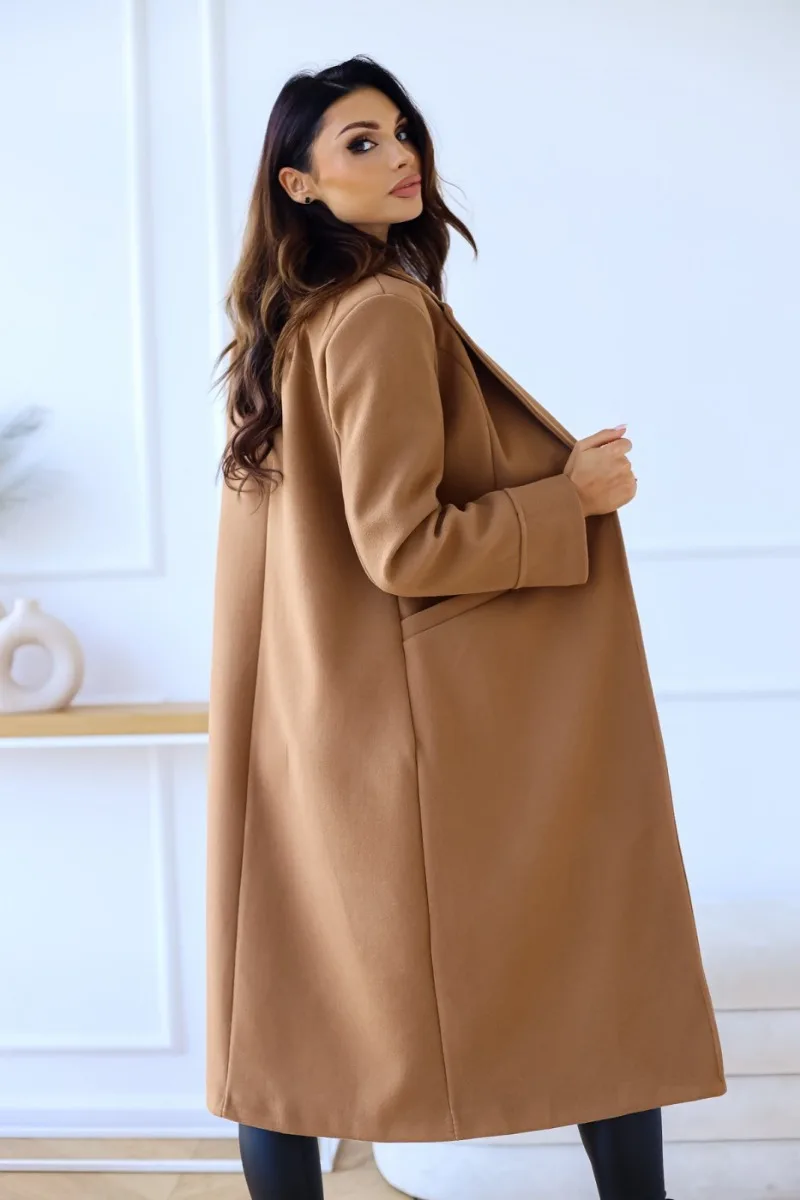 Valenzora | Klassischer langer Trenchcoat mit