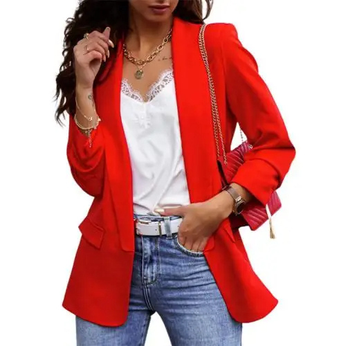 Valenzora | Elegante Damenblazer mit Ein-Knopf-Verschluss, ideal fürs Büro