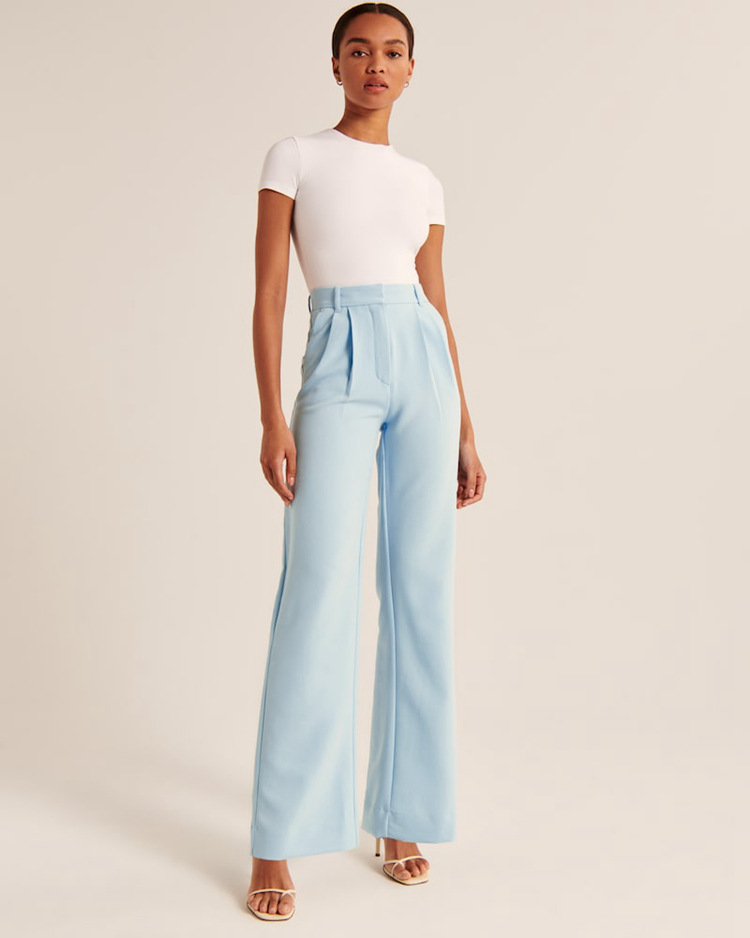 Valenzora | Casual high-waisted wide-leg trousers for women