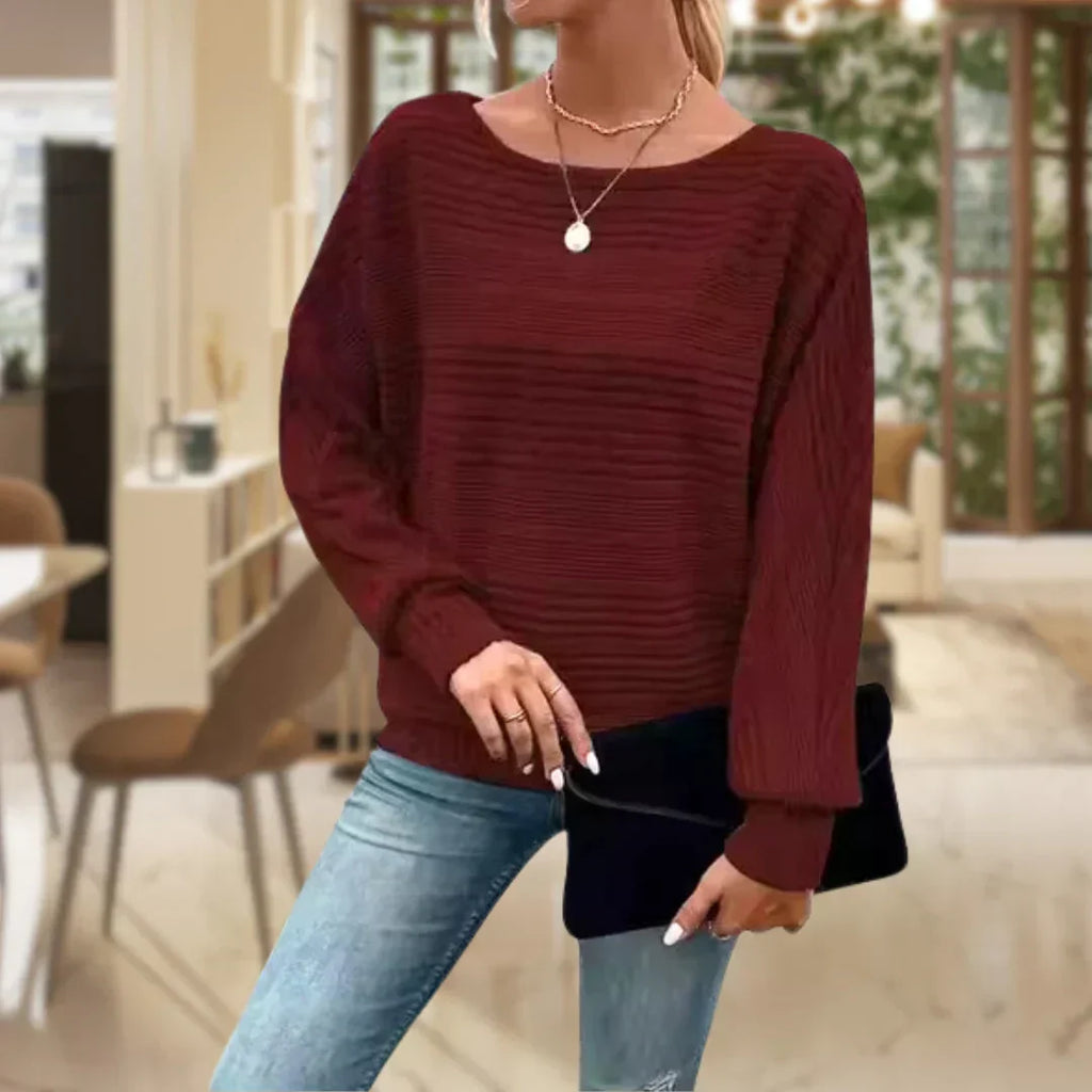 – Cotton knit sweater
