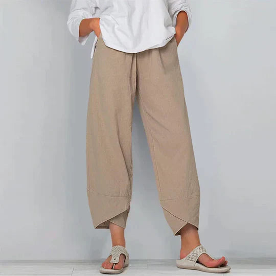 Valenzora | Baumwoll-Leinenhose für Damen