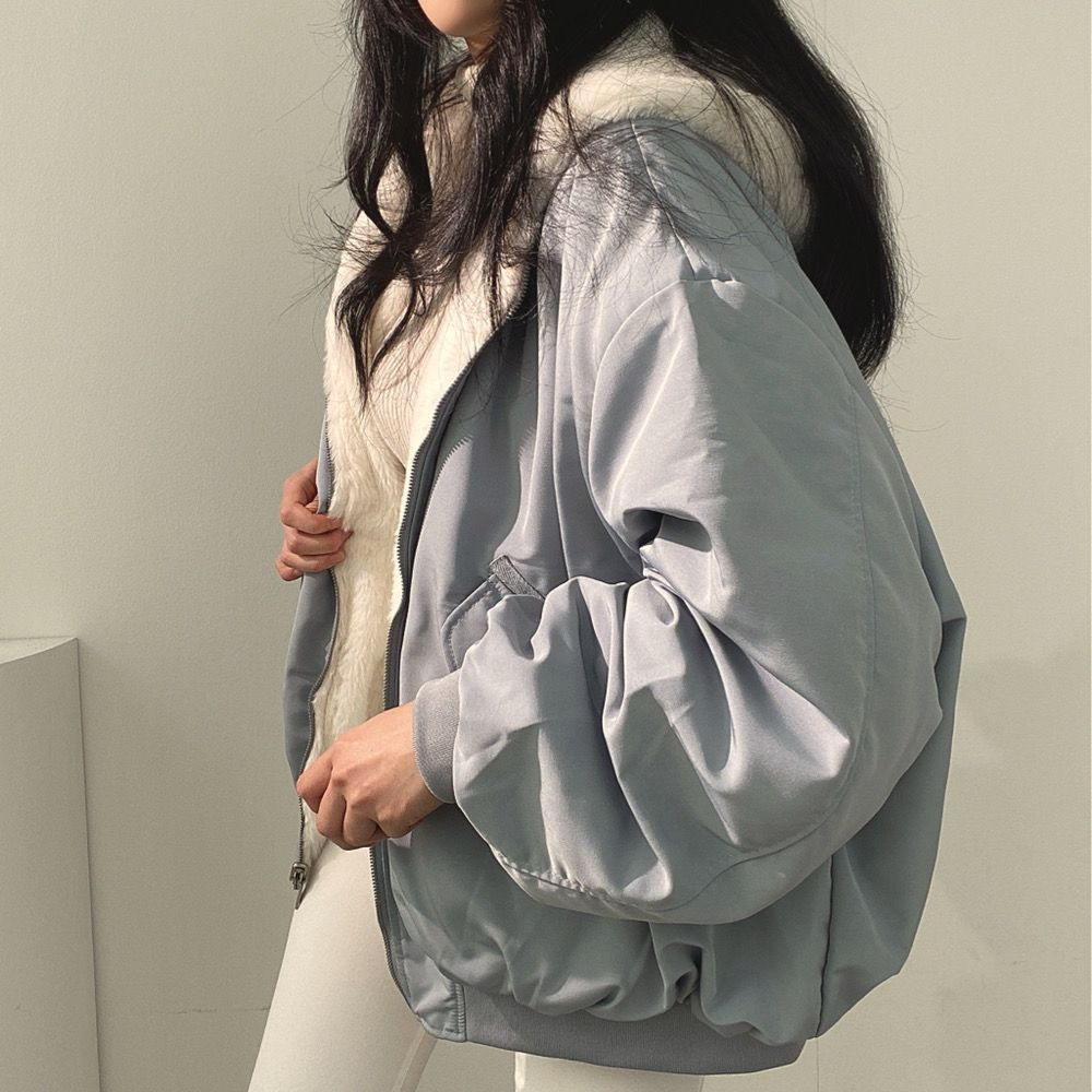 Valenzora Reversible hooded jacket for women
