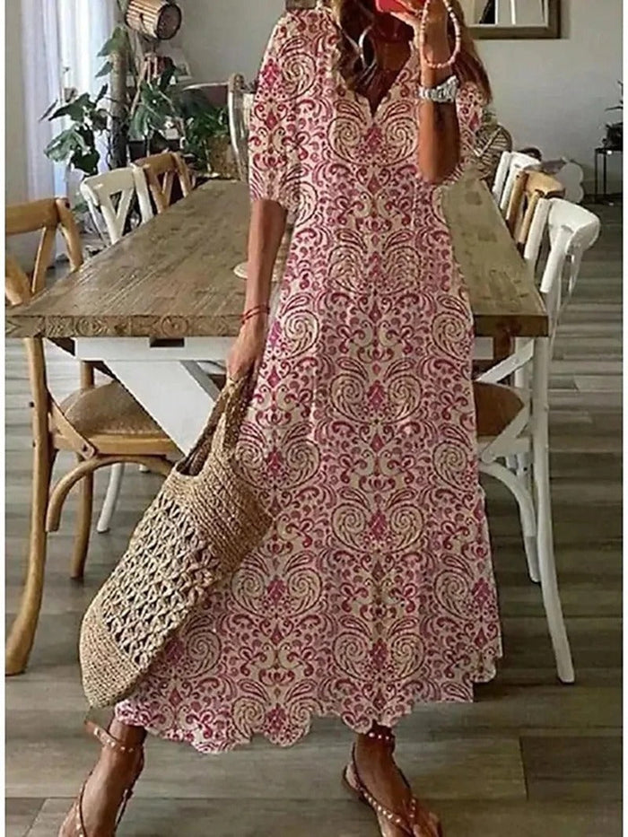 Valenzora | Sommerliches Midikleid mit leichtem Design
