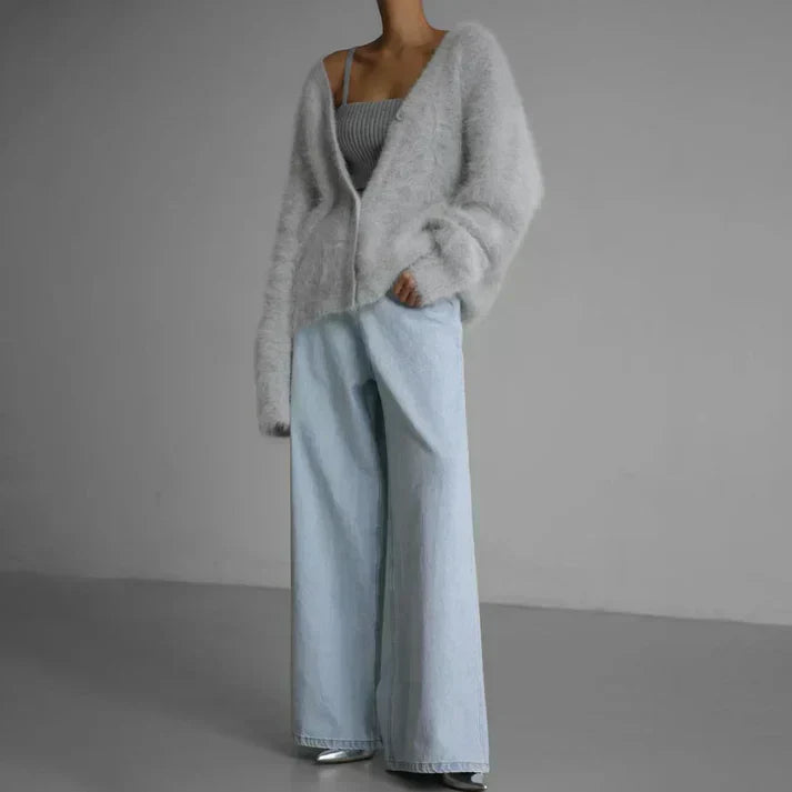 Valenzora | Luxuriöser Kaschmir-Cardigan für Damen | Couture Strickweste